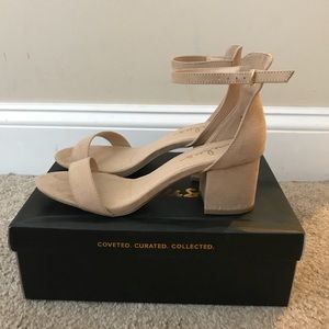 Beige/Nude Strappy Heels